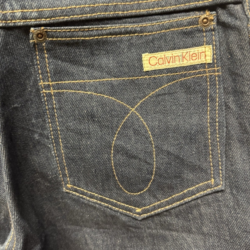 Vintage 90s Unworn Women's Calvin Klein Dark Wash Jeans Size 9 Style 11000 USA